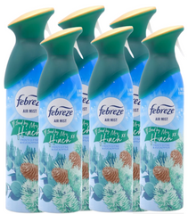 Febreze Air Freshener Spray – Frosted Pine & Eucalyptus – Mrs Hinch Edition – 300ml (Pack of 6)