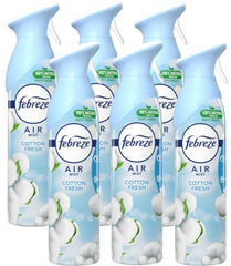 Home Products Febreze Air Freshener Spray – Cotton Fresh – 300ml (Pack of 6) Febreze Air Freshener Spray – Cotton Fresh – 300ml (Pack of 6)