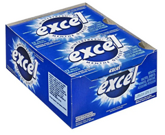 Excel Spearmint Sugar-Free Gum – 12 Packs (12 Pieces Each)