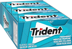 Trident Spearmint Sugar-Free Chewing Gum – 12 Packs