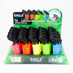 Eagle Torch NEON Limited Edition Mini-Angle Torch Lighters – Windproof Jet Flame – 20ct Display Pack (PT116BN)
