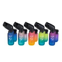 Eagle Torch Gradient Mini-Angle Torch Lighters – Refillable Windproof Flame – Box of 20 (PT116G)