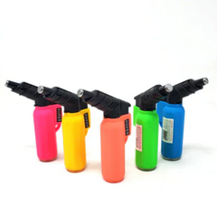 Xuper The Presser Refillable Torch Lighters – 20 Count Display | Windproof, Adjustable Flame & Child-Resistant