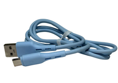 THUNDER BAY USB to Type-C Fast Charging Data Cable – 3.4A Quick Charge, 1m (3ft) Premium Silicone Wire | Pack of 12 | Item No. E-90135