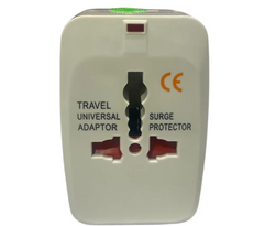 INTERNATIONAL All-in-One Universal Travel Power Adapter with Surge Protection – Worldwide Plug Converter for 150+ Countries | Pack of 12 | Item No. E-UA90144