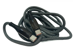 THUNDER BAY Type-C to Type-C Braided Fast Charging Cable – 1.5m (5ft), Heavy-Duty 5A Quick Charge Data Cable (16-Packs)