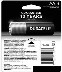 Duracell Coppertop AA Alkaline Batteries – 4-Count per Pack (14 Packs) | Long-Lasting Double A Batteries for Household and Office Devices