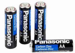 Panasonic Super Heavy Duty AA Carbon Zinc Batteries – 4-Count per Pack, (12 Packs)
