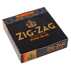Zig-Zag King Size Slim Rolling Papers – 25 Packs per Box (32 Papers per Pack)