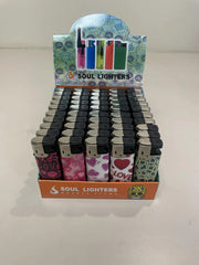 Soul 206- HEART Refillable Torch Lighter- 50ct