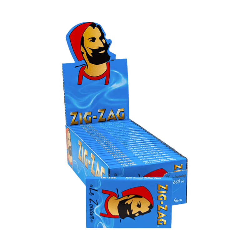 Zig-Zag Silver  | Carton of 25 Packs (100 Leaves per Pack)