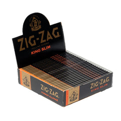 Zig-Zag King Size Slim Rolling Papers – 25 Packs per Box (32 Papers per Pack)
